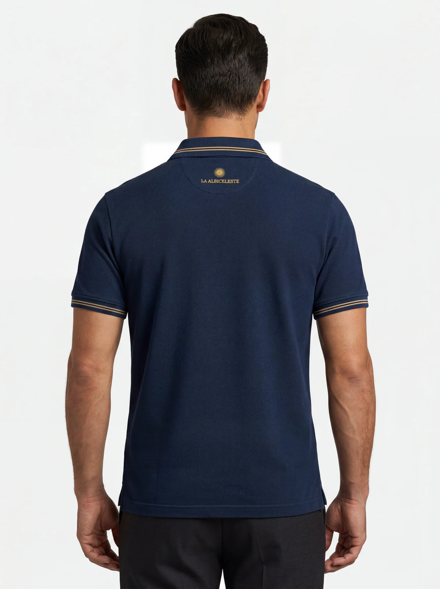 Argentina La Albiceleste Polo Shirt — back view