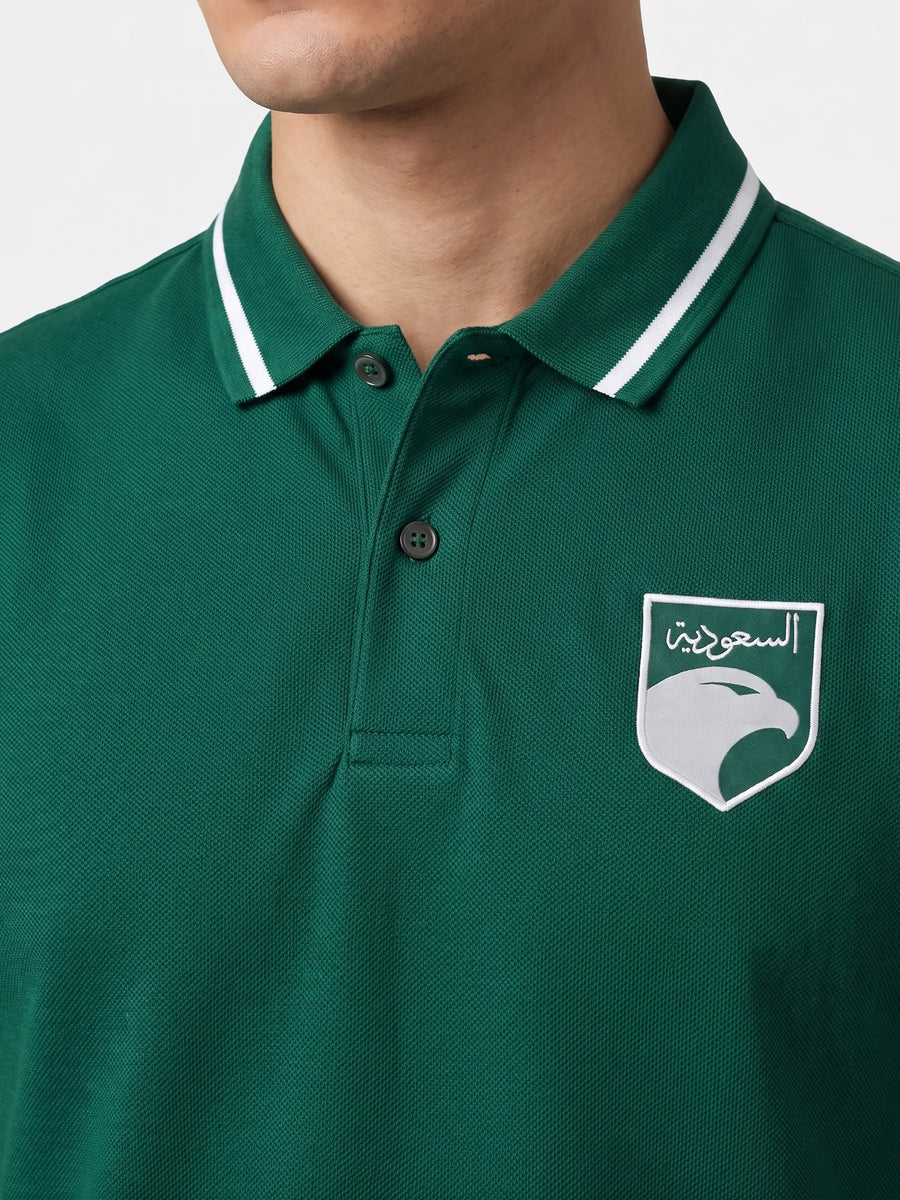 Saudi Arabia Al Soqoor Polo Shirt — lifestyle view 1
