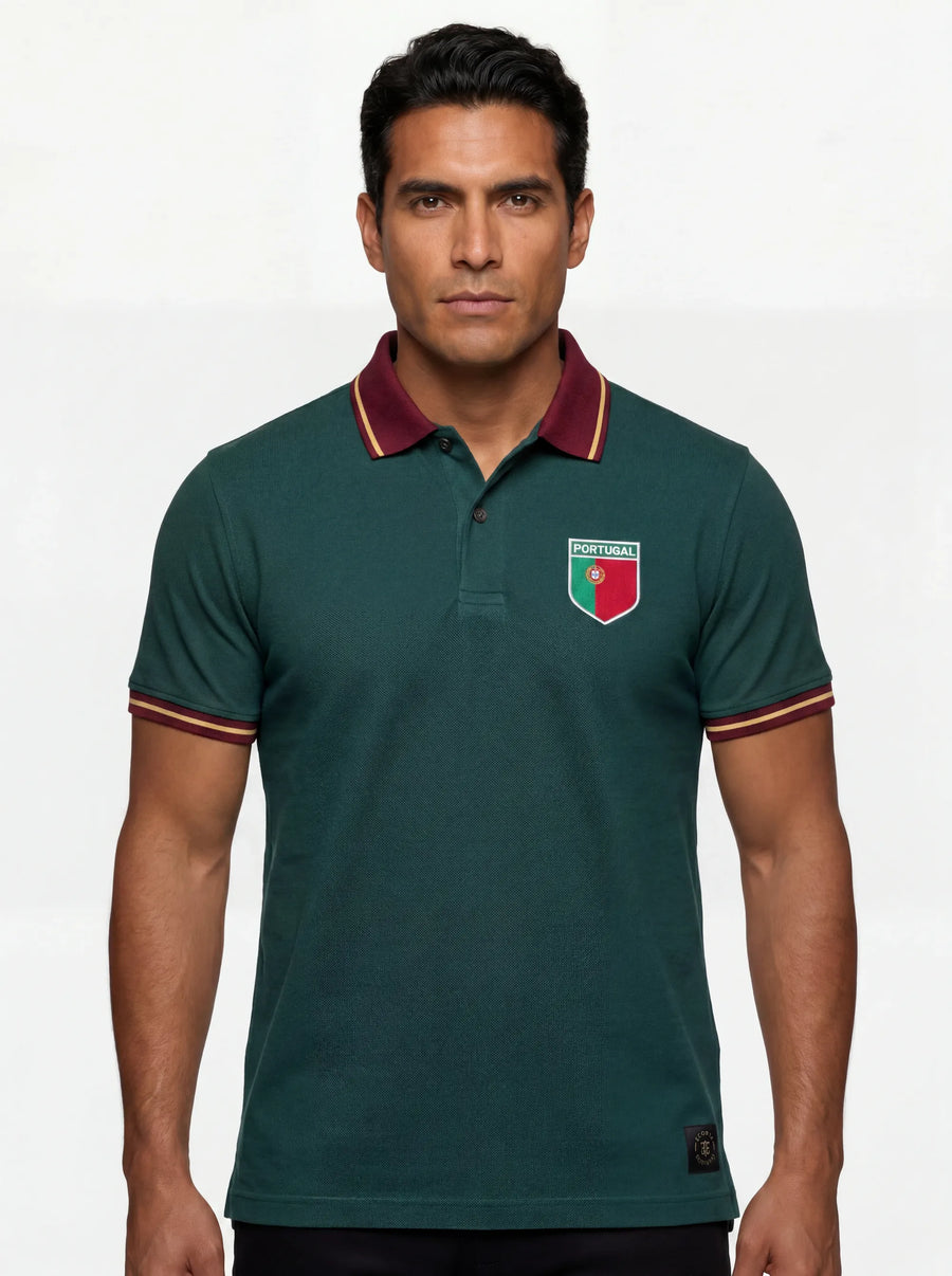 Portugal Seleção das Quinas Polo Shirt — front view