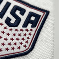 USA USMNT White polo shirt side view