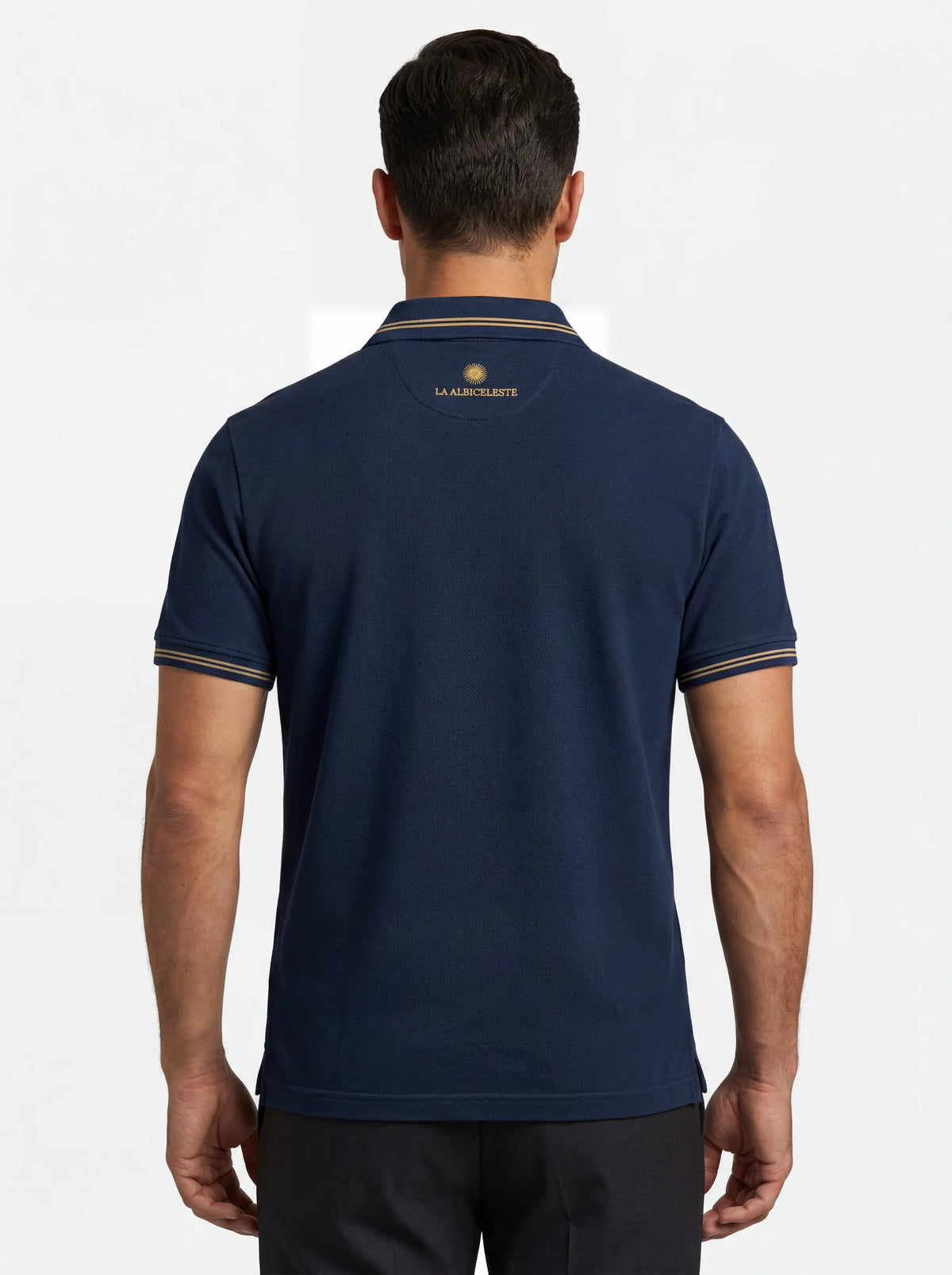 Argentina La Albiceleste Polo Shirt — back view