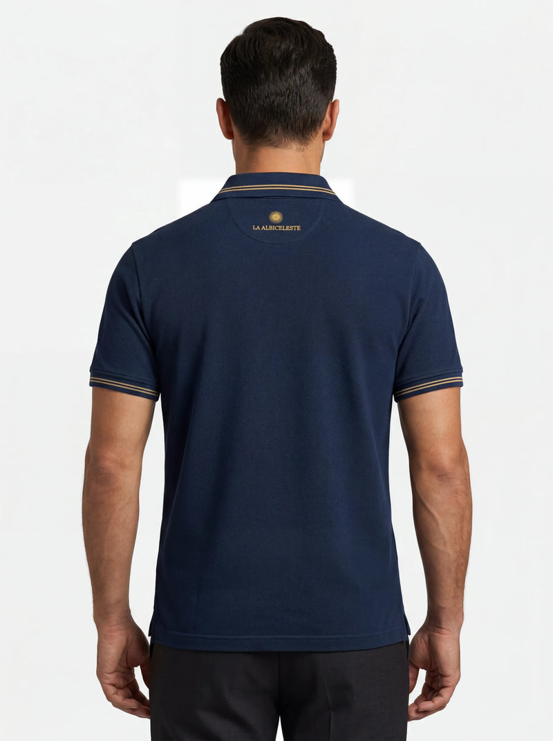 Argentina La Albiceleste Polo Shirt — back view