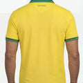 Brazil Seleção Yellow Polo Shirt — back view