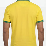 Brazil Seleção Yellow Polo Shirt — back view