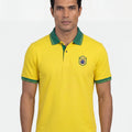 Brazil Seleção Yellow Polo Shirt — front view