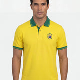Brazil Seleção Yellow Polo Shirt — front view