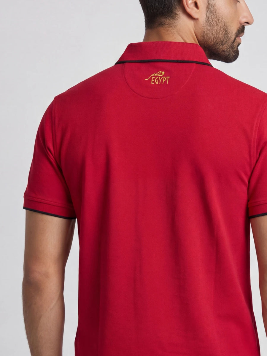 Egypt The Pharaohs Polo Shirt — back view