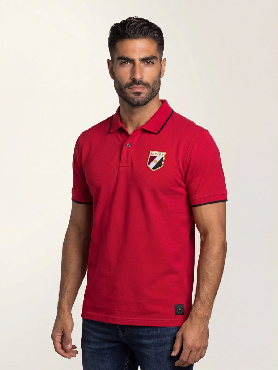Egypt The Pharaohs Polo Shirt — side view