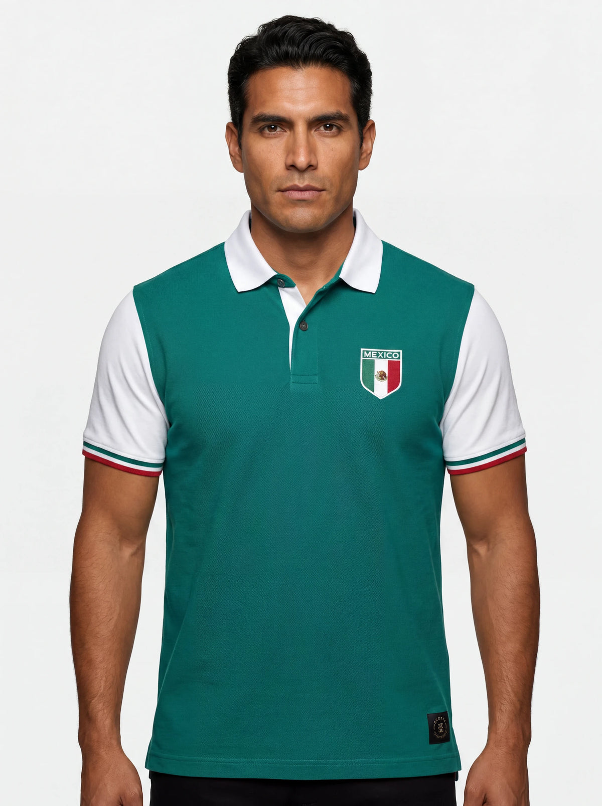 Mexico El Tri Polo Shirt — front view