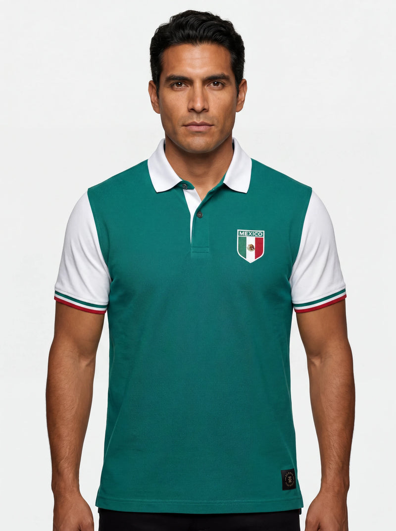 Mexico El Tri Polo Shirt — front view