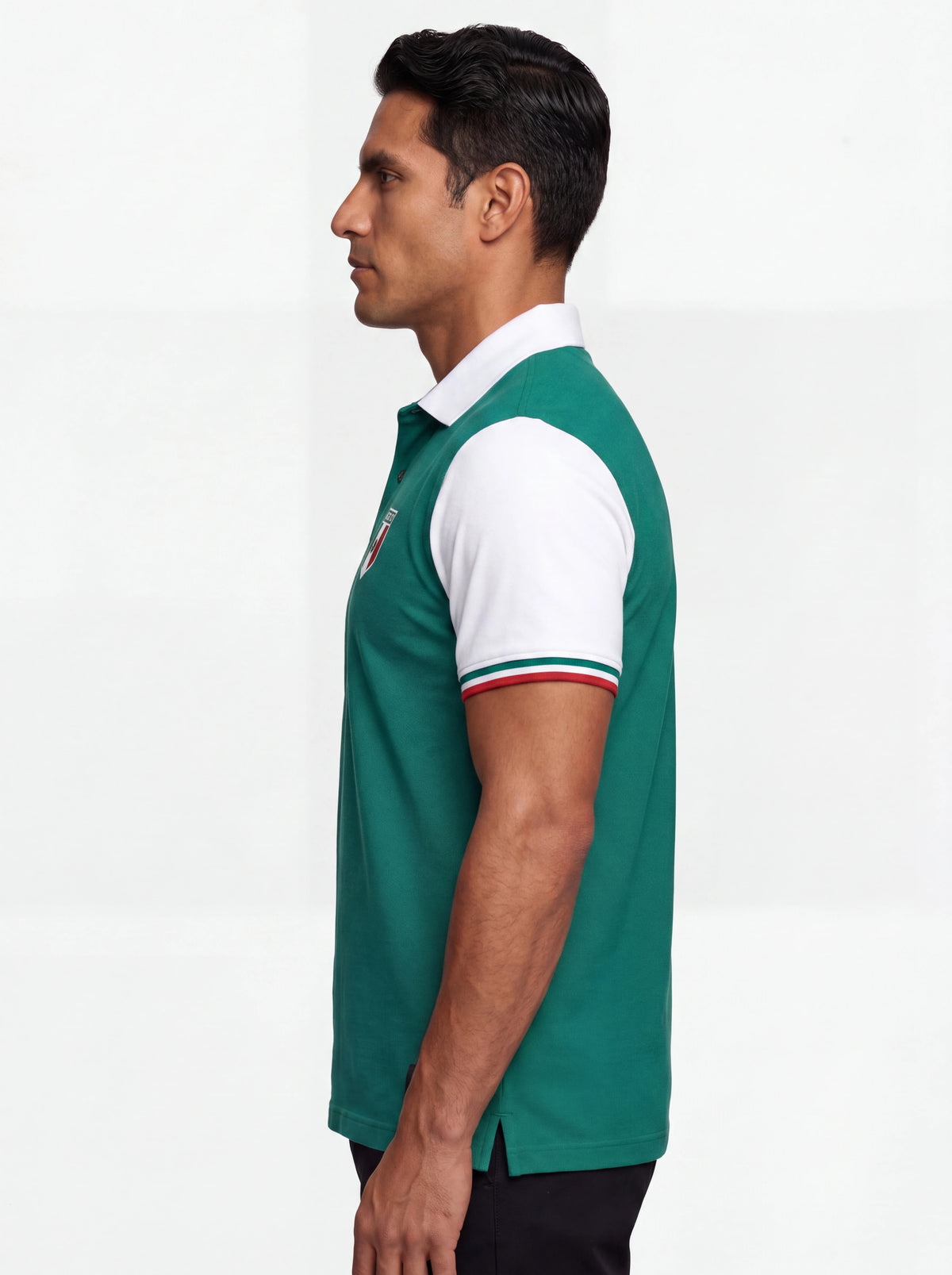 Mexico El Tri Polo Shirt — side view