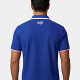 USA USMNT Blue Polo Shirt — back view