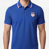 USA USMNT Blue Polo Shirt — front alternate view