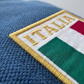 Italia Azzurri Polo Shirt — badge close-up detail