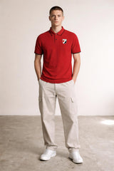 Full body view of the model wearing Egypt The Pharaohs Polo Shirt