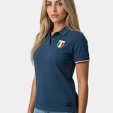 Italia Azzurri Polo Shirt — on-model view