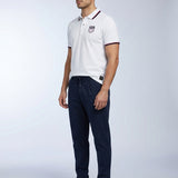 USA USMNT White polo shirt flat lay