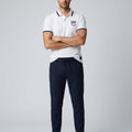 USA USMNT White polo shirt half-turn view